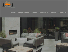 Tablet Screenshot of fireplacesolutions.com